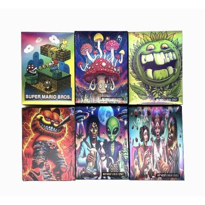 3.5G Psychedelic Art Holographic Cannabis Box